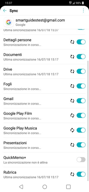 I tuoi contatti di Google verranno ora sincronizzati con il tuo telefono