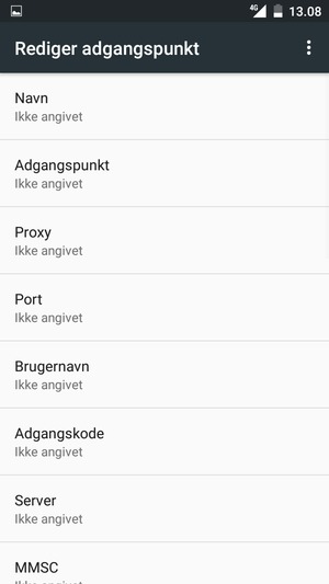 Indtast MMS-oplysninger