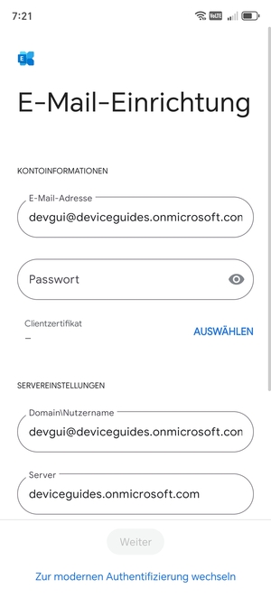 Geben Sie Ihr Passwort ein