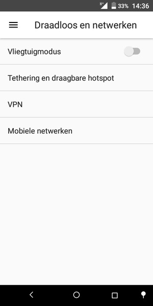 Selecteer Mobiele netwerken
