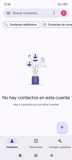Seleccione Corregir y gestionar
