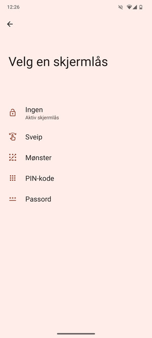 Velg Mønster