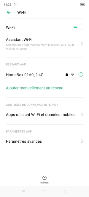 Sélectionnez le réseau sans fil auquel vous souhaitez vous connecter