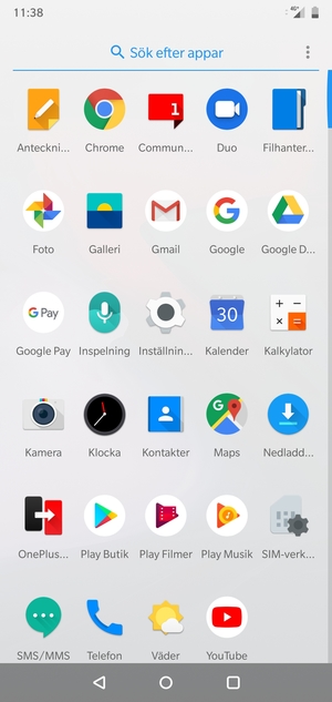 Välj Kontakter