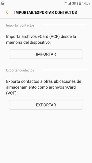 Seleccione IMPORTAR