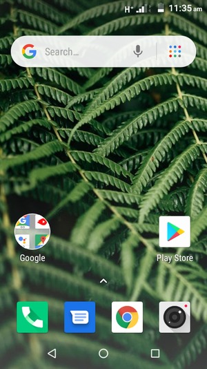Swipe up