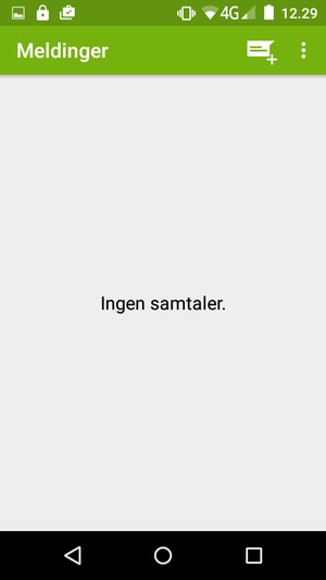 Velg menyknappen