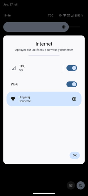 Désactiver le Wi-Fi
