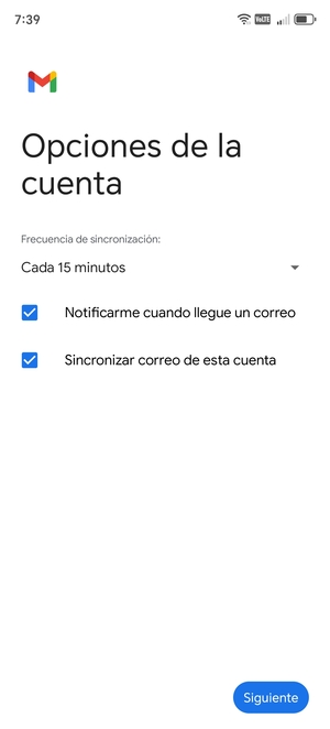 Seleccione Siguiente