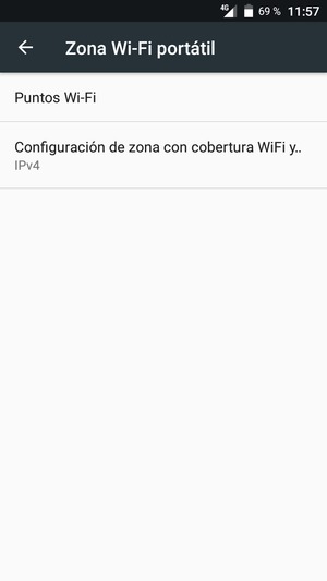 Seleccione Puntos Wi-Fi