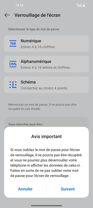 Sélectionnez Suivant