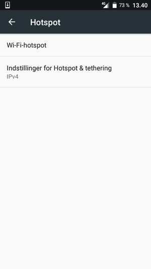 Vælg Wi-Fi-hotspot