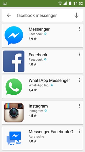 Sélectionnez l'appli