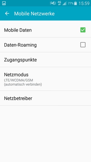 Wählen Sie Zugangspunkte
