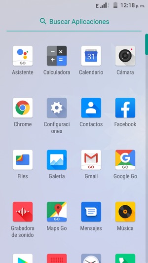 Seleccione Configuraciones