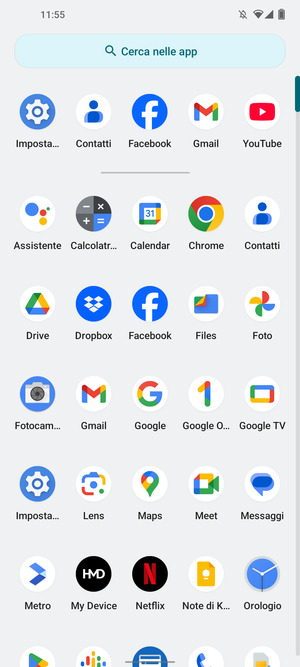 Seleziona Impostazioni