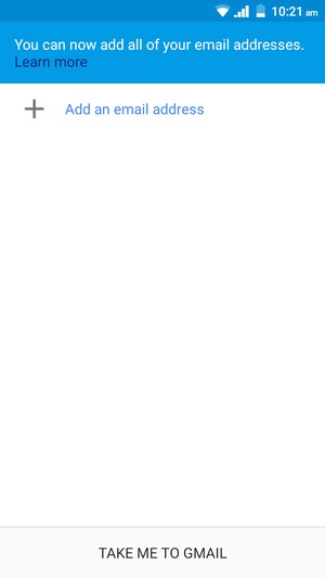 Select Add an email address