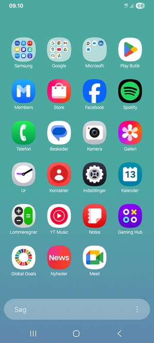 Vælg Indstillinger