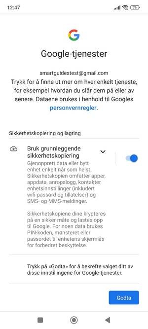 Velg Godta