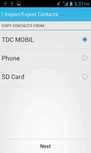Select Public and select Next