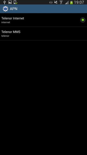 Välj internetåtkomstpunkt