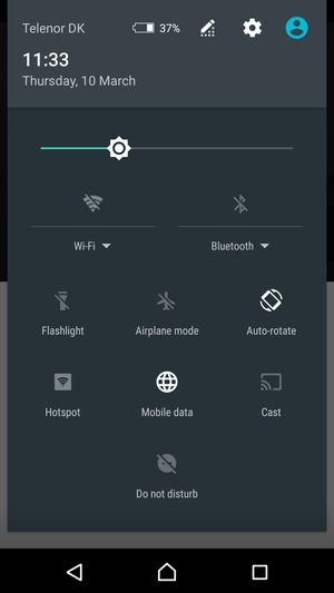 Select the Settings button