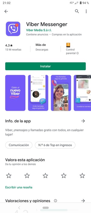 Seleccione Instalar