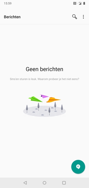 Selecteer de Menu-knop