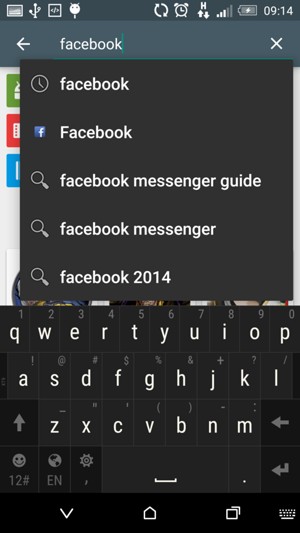 Saisissez le nom de l'appli et sélectionnez Rechercher