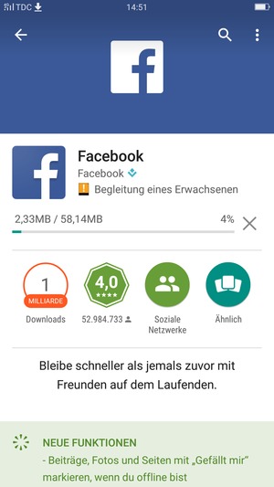 Warten Sie, bis der Installationsprozess  beendet ist