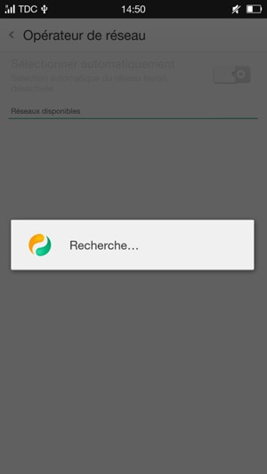 Veuillez attendre la fin de la recherche