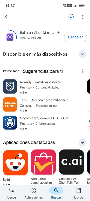 Espere a que el proceso de instalación finalice