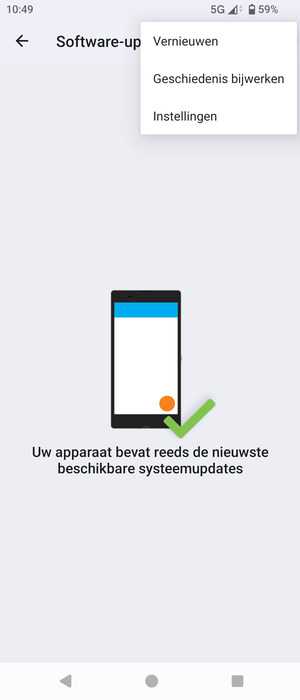 Selecteer Vernieuwen