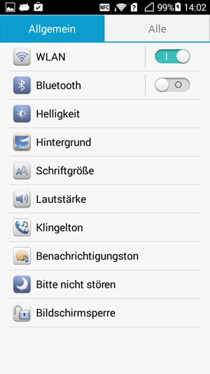 Wählen Sie Alle