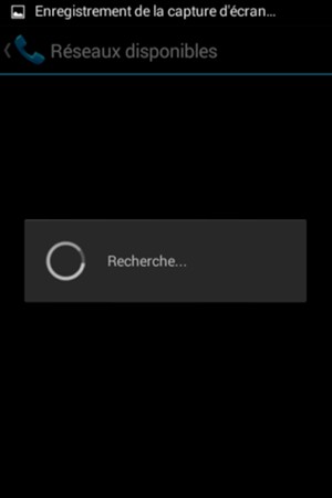 Veuillez attendre la fin de la recherche