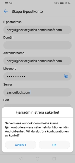 Välj OK