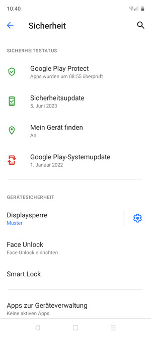 Ihr Handy ist jetzt mit einer Bildschirmsperre gesichert