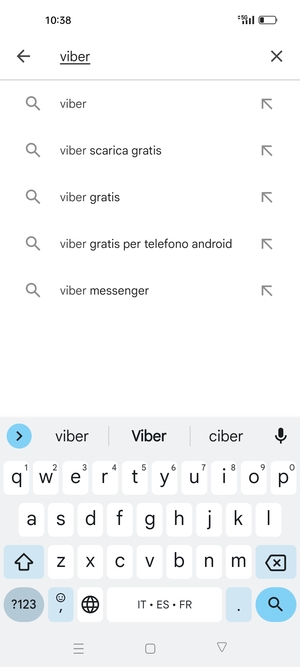 Inserisci il nome dell'app e seleziona Ricerca