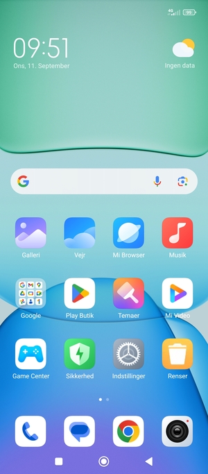 Vælg Google