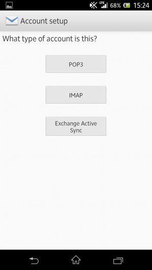Select Exchange Active Sync