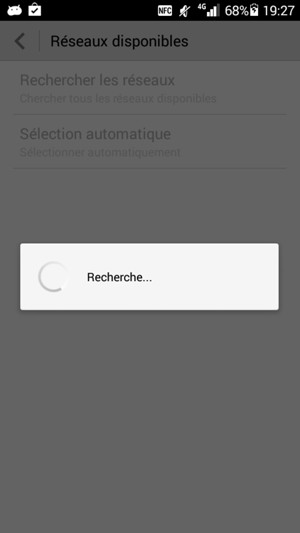 Veuillez attendre la fin de la recherche