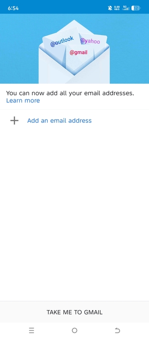 Select Add an email address