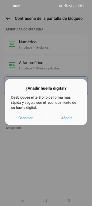 Seleccione la opción deseada