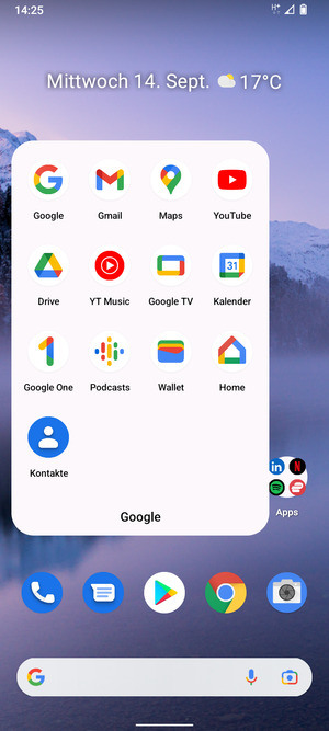 Wählen Sie Gmail