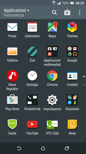 Seleziona Impostazioni