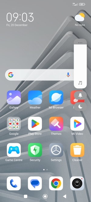 Continue to press to take the volume down to the required level