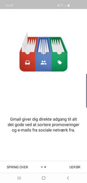 Vælg UDFØR