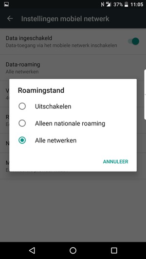 Selecteer uw voorkeursoptie