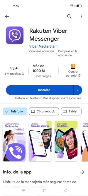 Seleccione Instalar