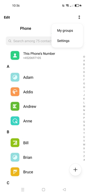 Select Settings